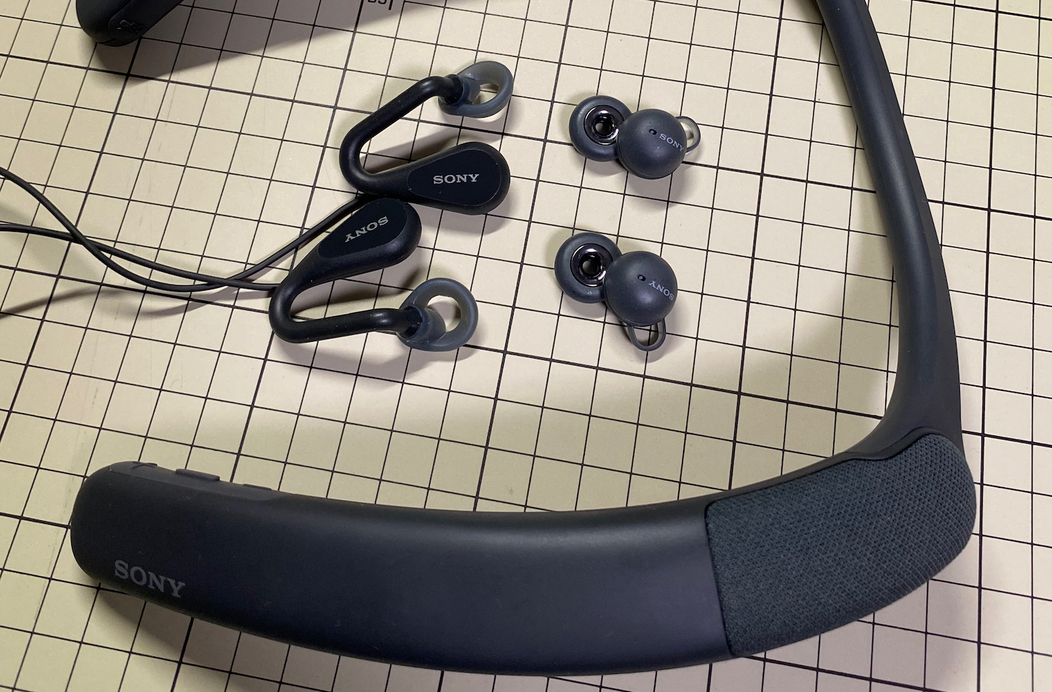 使用したイヤホン三つ